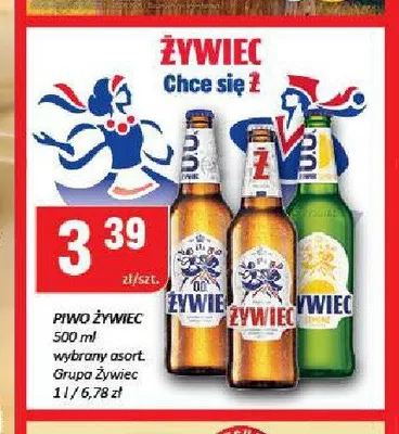 Piwo bezalkoholowe Żywiec promocja w Chorten