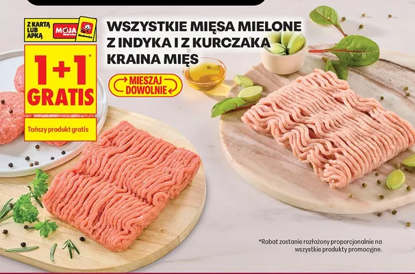 Mięso mielone z indyka Kraina Mięs promocja w Biedronka