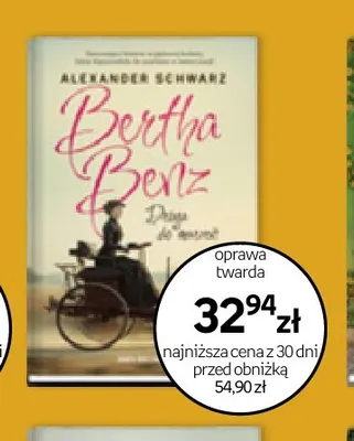 Książka Bertha Benz Alexander Schwarz oprawa twarda promocja w Empik