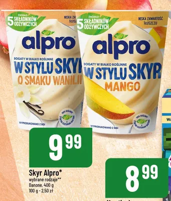 Skyr z soi o smaku wanilii Alpro promocja w POLOmarket