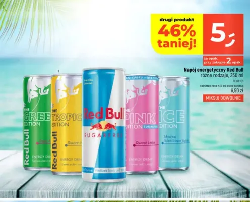 Napój energetyczny Red Bull The Ice Edition promocja w Dealz