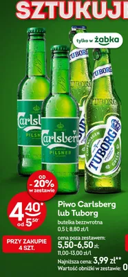 Piwo Tuborg Green promocja w Żabka