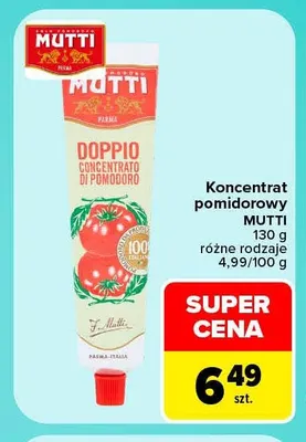 Koncentrat pomidorowy Mutti promocja w Carrefour Market