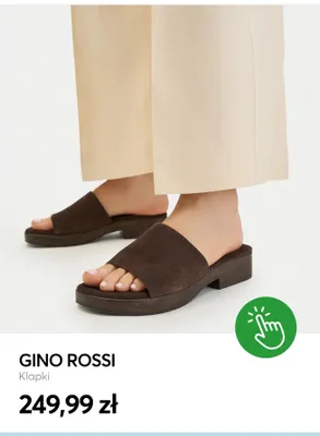 Klapki GINO ROSSI promocja w eobuwie.pl