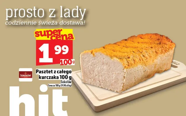 Pasztet z całego kurczaka promocja w TOPAZ