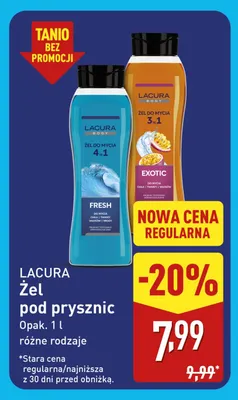 Żel pod prysznic Lacura promocja w Aldi