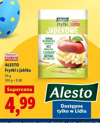Frytki z jabłka promocja w Lidl