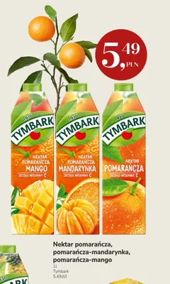 Nektar pomarańcza-mandarynka Tymbark promocja w Market Point