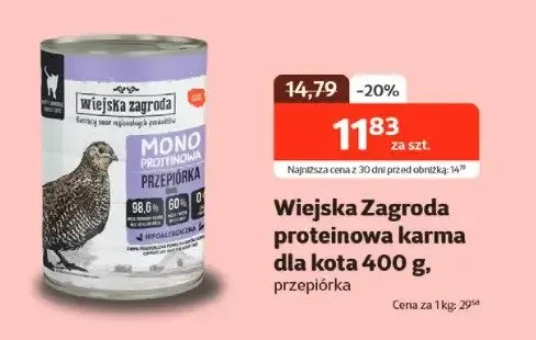 Proteinowa karma dla kota promocja w KAKADU