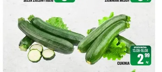 Cukinia promocja w Tomi Markt