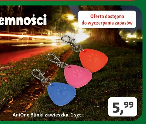 Zawieszka Blinki AniOne promocja w MAXI ZOO
