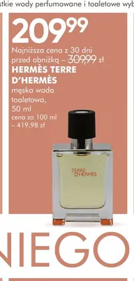Męska woda toaletowa Hermès Terre D'Hermès promocja w Super-Pharm