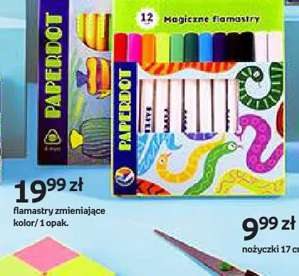 Flamastry zmieniające kolor Paperdot promocja w Empik