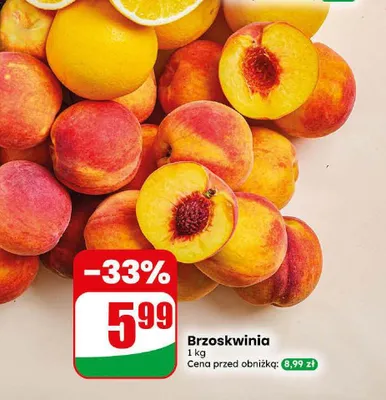 Brzoskwinia promocja w Dino