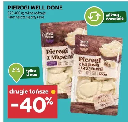 Pierogi z mięsem promocja w Stokrotka