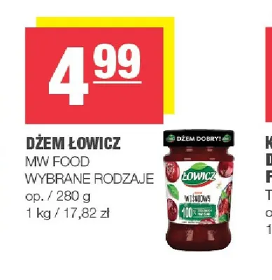 Dżem Łowicz promocja w SPAR
