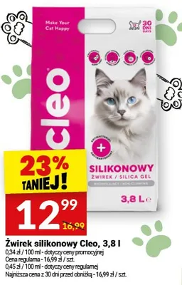 Żwirek silikonowy promocja w Twój Market