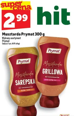 Musztarda grillowa/sarepska promocja w TOPAZ