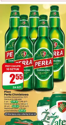 Piwo Perła Chmielowa promocja w Dino