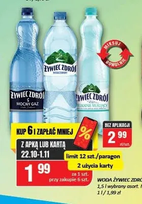 Woda Żywiec Zdrój promocja w Chorten
