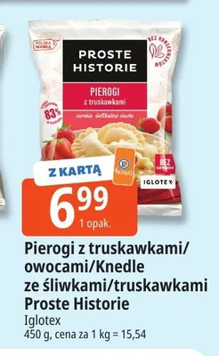 Pierogi z owocami Proste Historie promocja w Leclerc