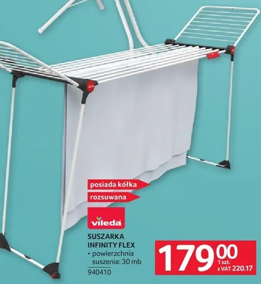 Suszarka Vileda Infinity Flex promocja w Selgros