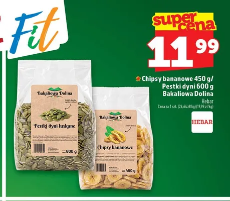 Pestki dyni łuskane Bakaliowa Dolina promocja w TOPAZ