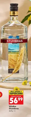 Wódka Stumbras promocja w Biedronka