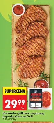 Karkówka grillowa z wędzoną papryką Czas na Grill promocja w Biedronka
