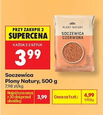 Soczewica czerwona promocja w Biedronka