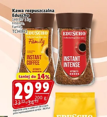 Kawa rozpuszczalna Eduscho Family promocja w Prim Market