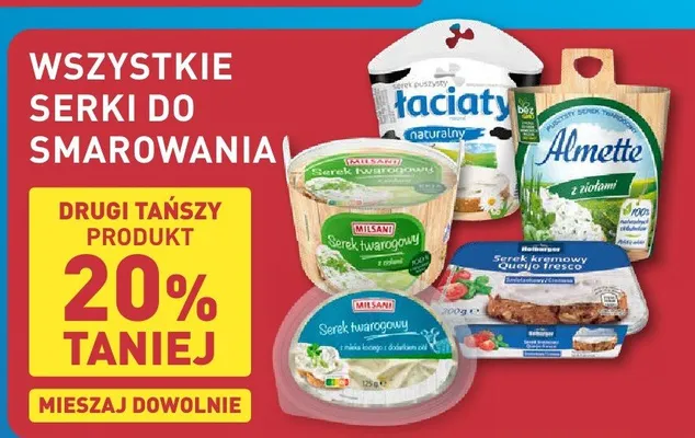 Serki do smarowania promocja w Aldi