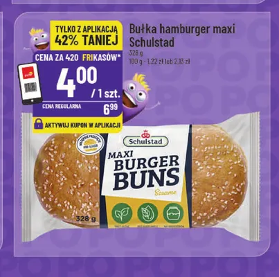 Bułka hamburger maxi Schulstad promocja w POLOmarket