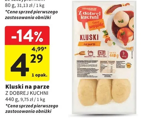 Kluski na parze Smak mak promocja w Intermarche
