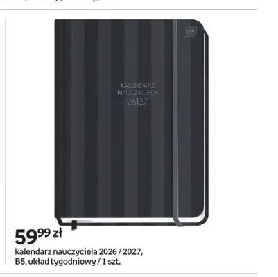 Kalendarz nauczyciela Interdruk 2026/2027 B5 promocja w Empik