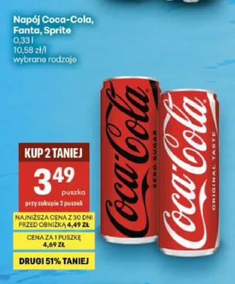 Napój gazowany Sprite promocja w Delikatesy Centrum