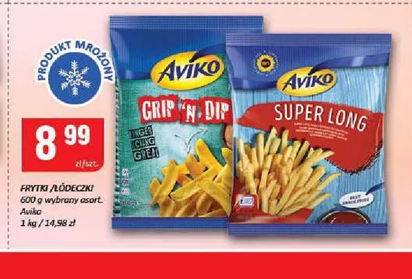 Frytki / łódeczki Aviko promocja w Chorten