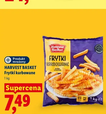 Frytki karbowane Harvest Basket promocja w Lidl