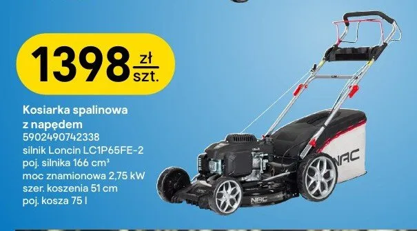 Kosiarka spalinowa z napędem NAC promocja w Castorama