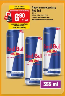 Napój energetyzujący Red Bull promocja w POLOmarket