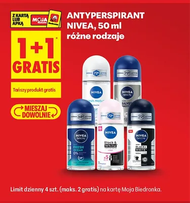 Antyperspirant Nivea promocja w Biedronka