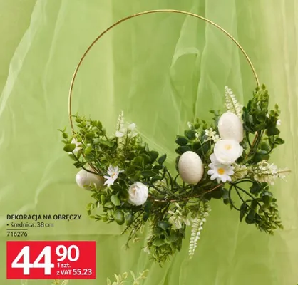 Dekoracja na obręczy średnica 38 cm promocja w Selgros