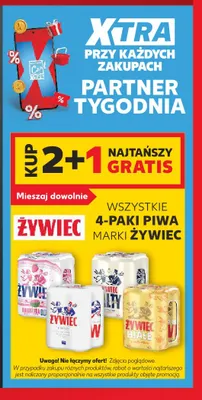 4-paki piwa marki Żywiec promocja w Kaufland