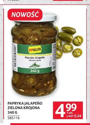 Papryka Jalapeño zielona krojona Topseller promocja w Selgros