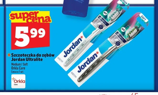 Szczoteczka do zębów Jordan Ultralite Medium promocja w TOPAZ