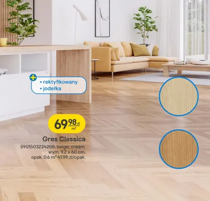 Gres Classica beige, cream promocja w Castorama