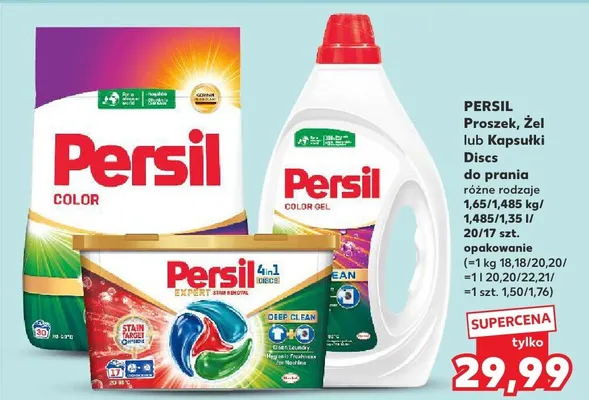 Kapsułki Discs do prania różne rodzaje promocja w Kaufland