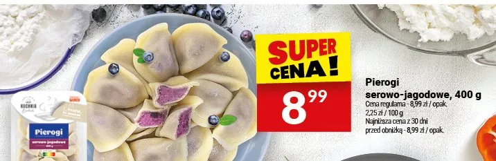 Pierogi serowo-jagodowe Białecki Kuchnia promocja w Twój Market