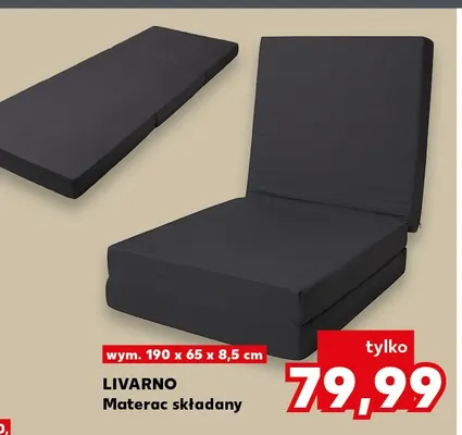 Materac składany Livarno 190x65x8,5 cm promocja w Kaufland