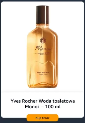 Woda toaletowa Yves Rocher Monoi promocja w Amazon